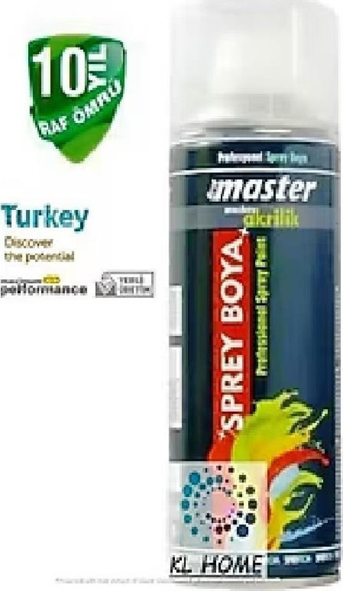 Master sprey boya mat siyah 400 ml RL9005
