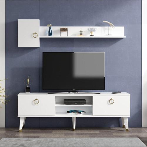 Alfa Tv Ünitesi Beyaz 150 cmx35 cm