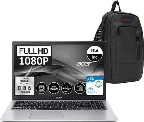 Aspire 3 A315-58 Intel Core I5-1135G7 8gb 256GB SSD Freedos 15,6 Fhd Taşınabilir Bilgisayar + Çanta