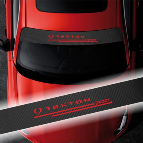 Ssangyong Rexton İçin Uyumlu Aksesuar Oto Ön Cam Oto Sticker Karbon