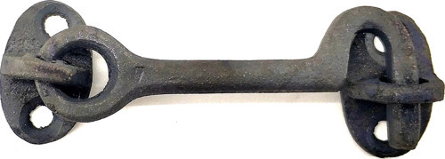 Antika Tarz Dekoratif Pirinç Maymuncuk Çengeli - 8,5cm, Oksit