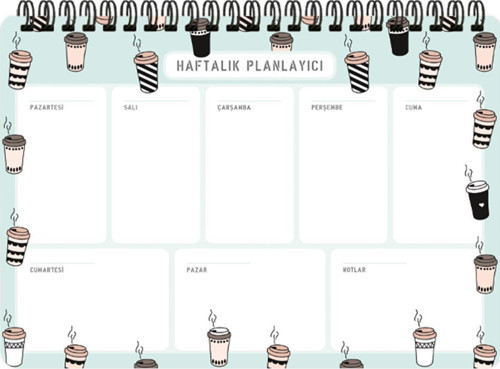 Spiralli Planner Kahve 17x24