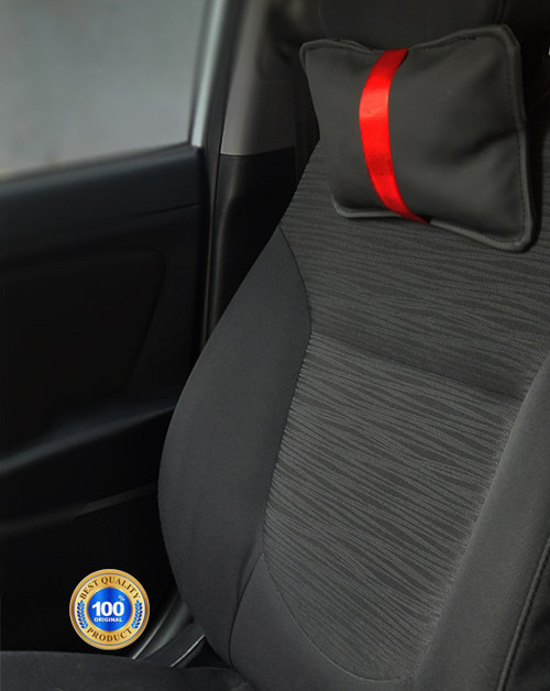 Ssangyong Actyonoto Koltuk Kırmızı Şerit Boyun Yastığı 2 Adet