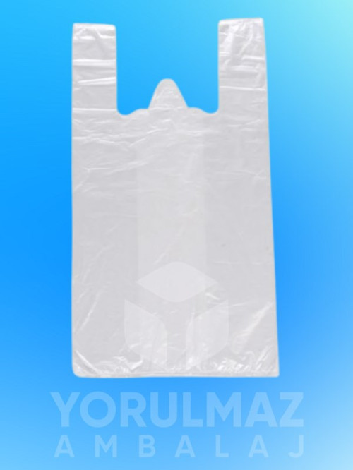 Doku Şeffaf Atlet Poşet Battal Boy 40×60 Cm – Kalın & Dayanıklı Market-Manav Poşeti | 1 Kg