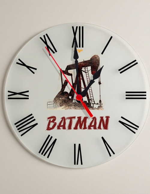 Batman Şehri Tasarımlı Duvar Saati