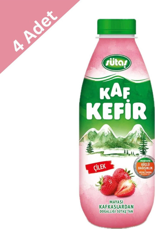 Çilekli Kaf Kefir 1 L X 4 Adet