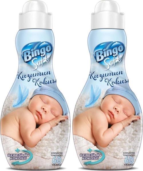 Soft Yumuşatıcı Konsantre 1440Ml (2 Li Set) Kuzumun Kokusu Mavi (Hipoalerjenik)