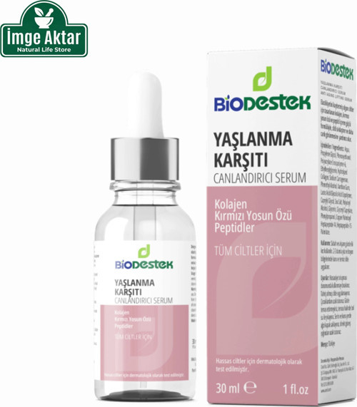 Yaşlanma Karşıtı Kolajen Cilt Bakım Serumu 30 ml - Sıkılaştırıcı Etki
