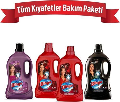 Matik Sıvı Bakım Çamaşır Deterjanı Tüm Kıyafetler 4 L 4'Lü