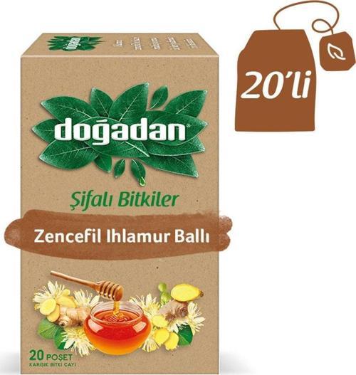 Zencefil Ihlamur Ballı Bitki Çayı 20’Li