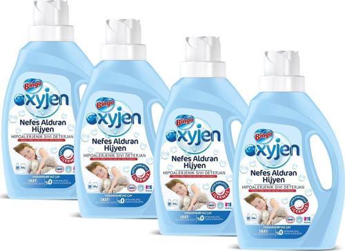 Oxyjen Hipoalerjenik Sıvı Deterjan 4'Lü