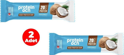 PROTEİNOCEAN Hindistan Cevizi Aromalı Yüksek Protein Bar 50 g (2 Adet)
