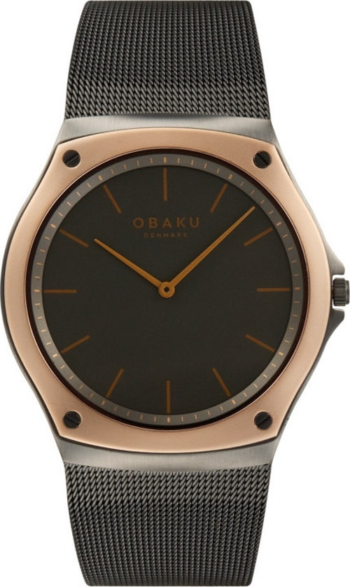 V316LXDJMJ Quartz Hasır Kordon Siyah Safir Cam 40 mm Erkek Kol Saati
