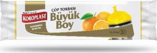 Mandarin Kokulu Çöp Torbası Büyük Boy 10'Lu