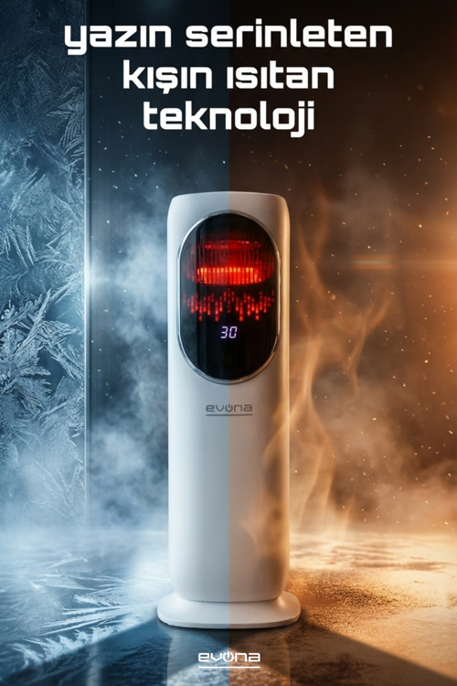 Dört Mevsim Isıtıcı & Soğutucu – Fanlı Kule Tipi Klima | Elektirikli Isıtıcılar ve Elektrikli Soba