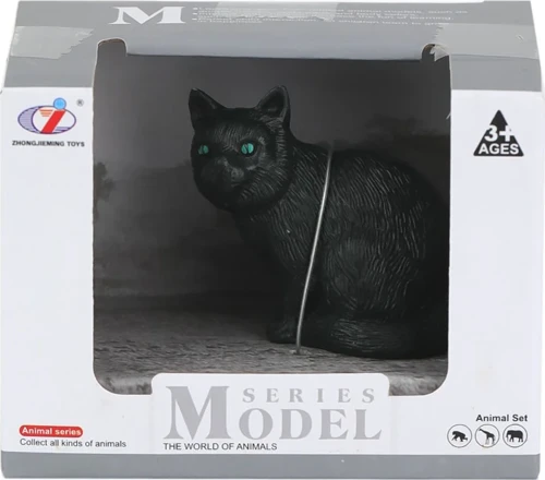 Upsi Toys A100 Figür Kedi Serisi 01924 Siyah Kedi