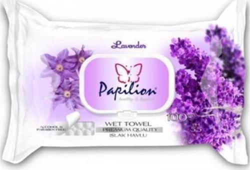 Islak Havlu 100'Lü Lavanta * 4 Adet