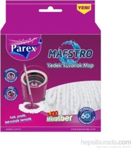 Maestro Yedek Yuvarlak Mop -2'Li-