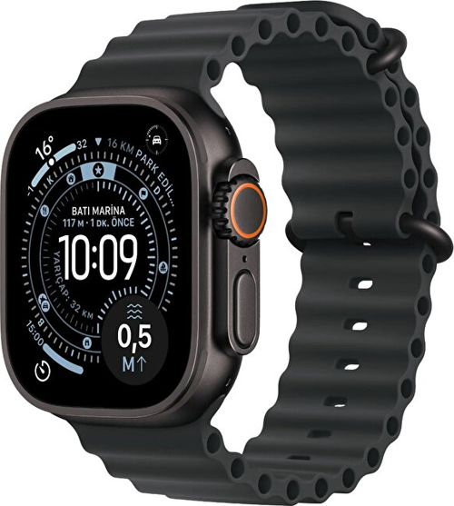 Watch Ultra 3 Gps + Cellular 49Mm Siyah Titanyum Kasa Ve Siyah Ocean Kordon Akıllı Saat