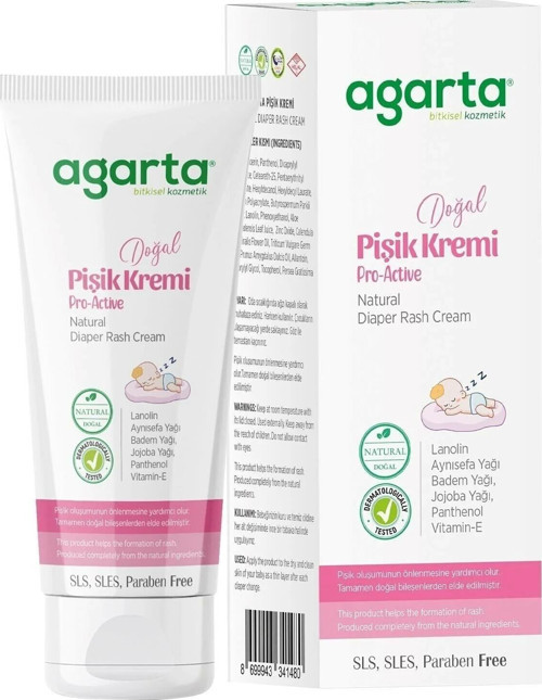 Agarta Doğal Pişik Kremi 100ml