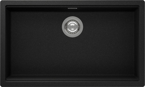 - LAHTİ N100XL ONYX 70 CM TEZGAHALTI/TEZGAHÜSTÜ GRANİT EVYE