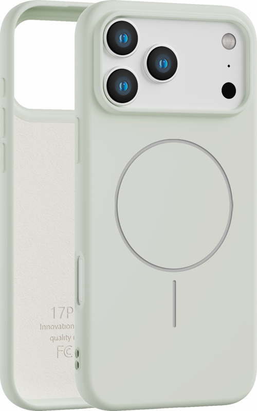 iPhone 17 Pro Max Uyumlu İçi Kadife Magsafe Wireless Şarz Özellikli Taş Renkli Telefon Kılıfı