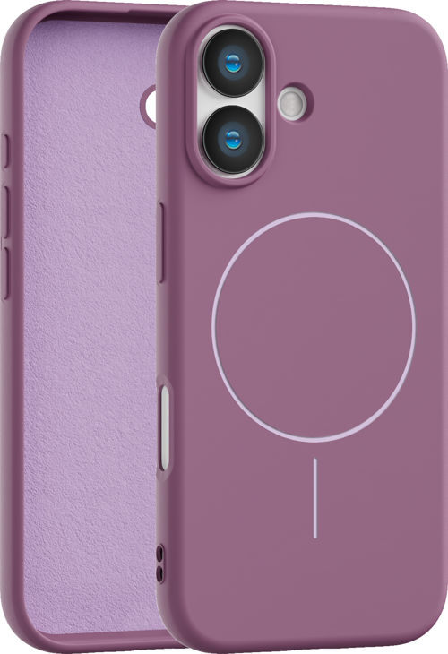 iPhone 17 Uyumlu İçi Kadife Magsafe Wireless Şarz Özellikli Gül Kurusu Renkli Telefon Kılıfı