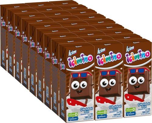 İçimino Çikolatalı Süt 180 ml 27'li Koli