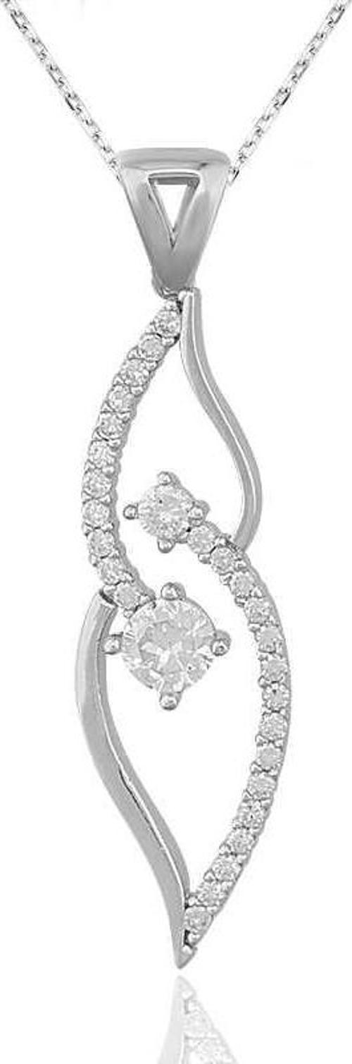 925 Ayar Gümüş Tek Taş Kadın Gümüş Kolye