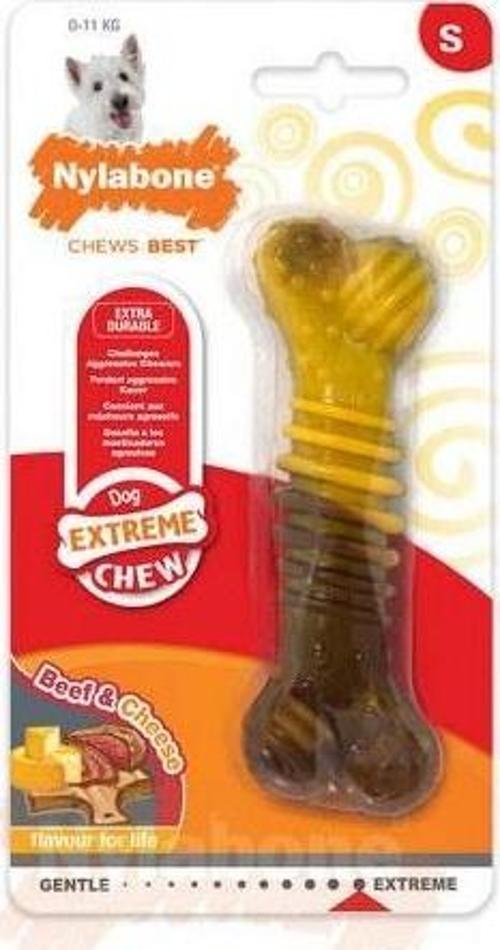 Biftek ve Peynir Aromalı Köpek Çiğneme Çubuğu S