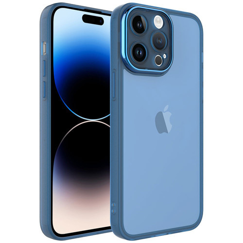 Apple iPhone 14 Pro Max Kılıf Kamera Korumalı Transparan Zore Post Kılıf