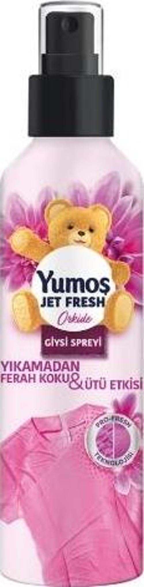 Jet Fresh Giysi Spreyi 200 ml. Orkide (6'lı)
