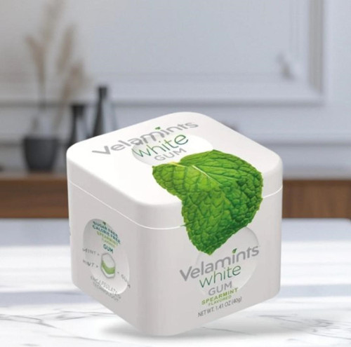 Velamints Yeşil Nane Aromalı Küp Sakız - 40 gram - 72 Adet