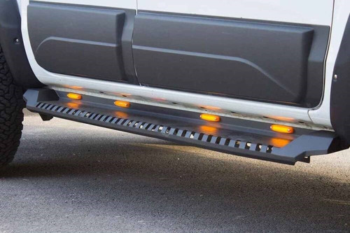 OMSA Mitsubishi L200 Dakar Yan Basamak Siyah V1 Ledli 2020-2024 Arası
