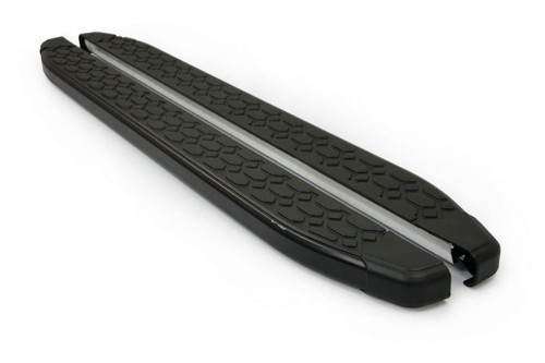 Omsa Line VW T5 Transporter 2003-2014 Uzun Şasi Blackline Mat Siyah Alüminyum Alınlı Yan Basamak