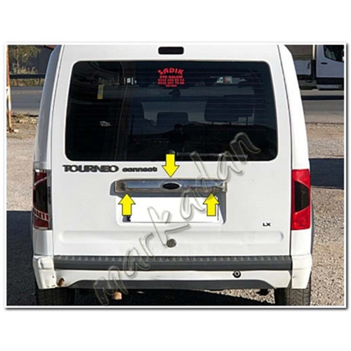 Ford Connect Krom Bagaj Çıtası 2009-2014 Paslanmaz Çelik