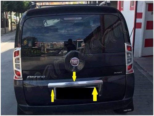 Fiat Fiorino Krom Bagaj Çıtası 2008-2016 Tek Kapı Paslanmaz Çelik
