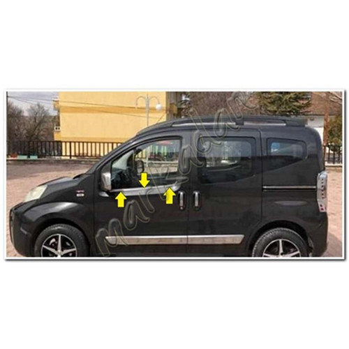 Fiat Fiorino Cam Çıtası Nikelajı 2008 Sonrası 2 Parça P.Çelik