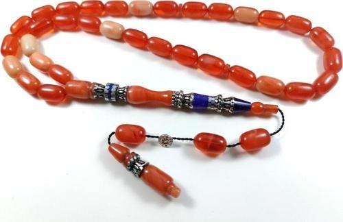 Şükrü Baba Usta Işi Imzalı Imame Hitame Gümüş Nakkaş Sıkma Kehribar Sertifikalı