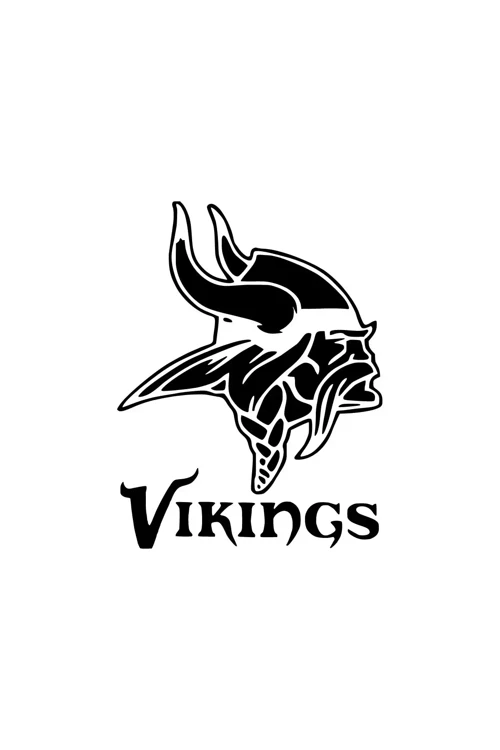 Vikings Oto Sticker Siyah 25 X 32 Cm