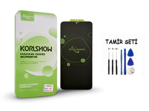 Samsung Galaxy A02S Uyumlu Lcd Ekran Dokunmatik FULL ÇITALI - KORLSHOW Lcd + Tamir Seti