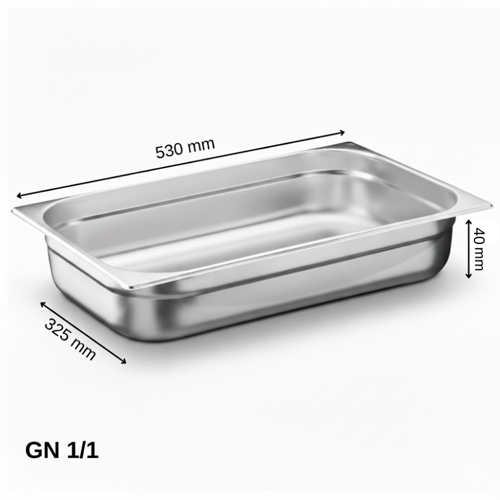 Standart Gastronom Küvet GN 1/1 40 mm 5 lt