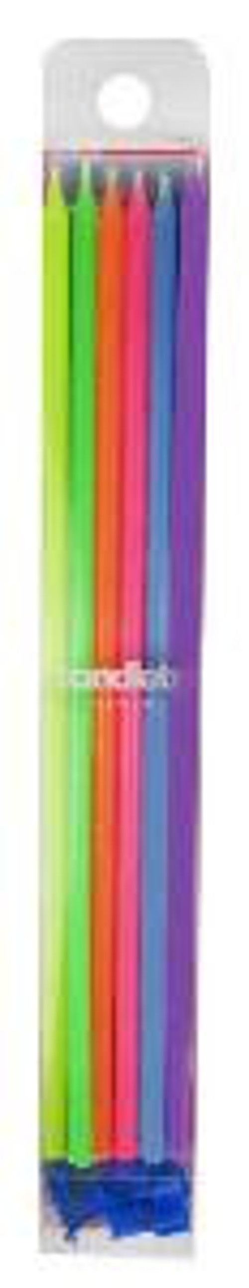 MUM NEON RENK 20 CM RENGARENK 6 ADET