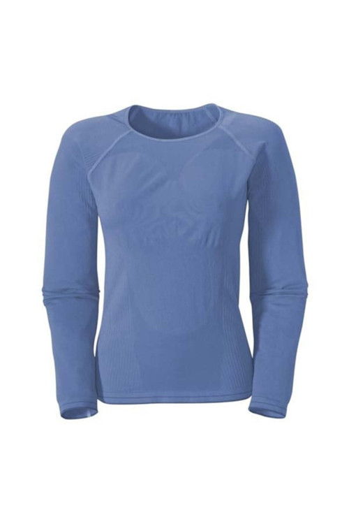 Kadın Gri Uzun Kollu Cap Mw Variable Knit Crew