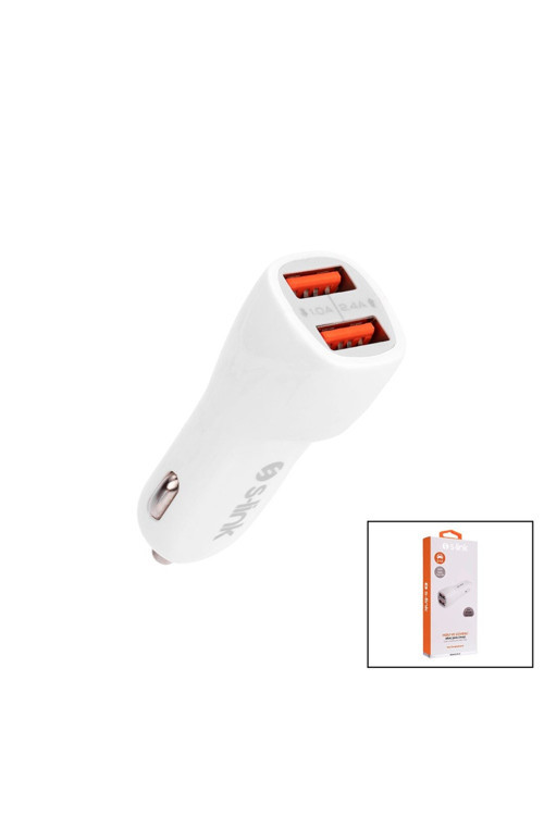S-LİNK IP-805 DUAL USB 2XUSB OTO - ARAÇ ÇAKMAKLIK ŞARJ BAŞLIK 2.4 A GO-53-vice 05423