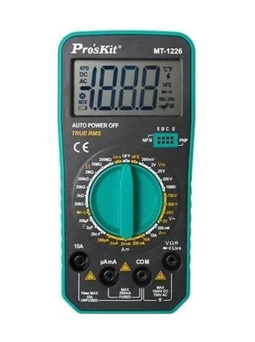 Mt 1226 3-1/2 Dijital Multimetre True Rms