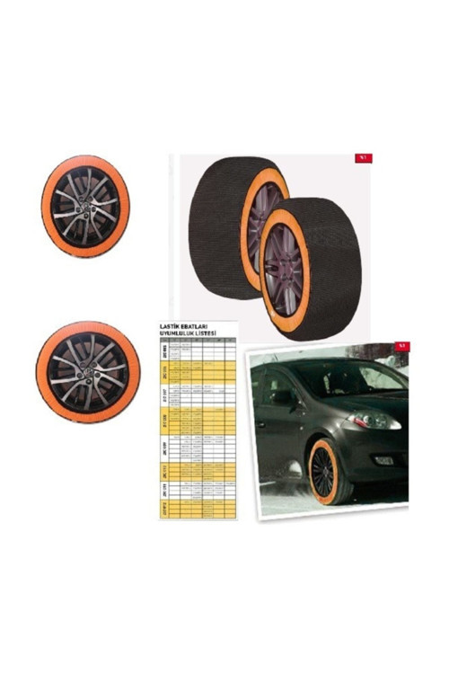 Mefatech Kar Lastik Zinciri 225/40R19 Binek Suv X Tipi Takmatik Kolay Montaj