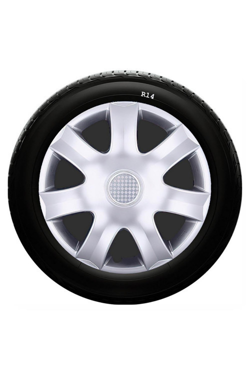 Şentürk Jant Kapağı Seti Çatlamaz, Kırılmaz, Esnek 1. Kalite 4 Lü Takım 14" İnç Seat Exeo
