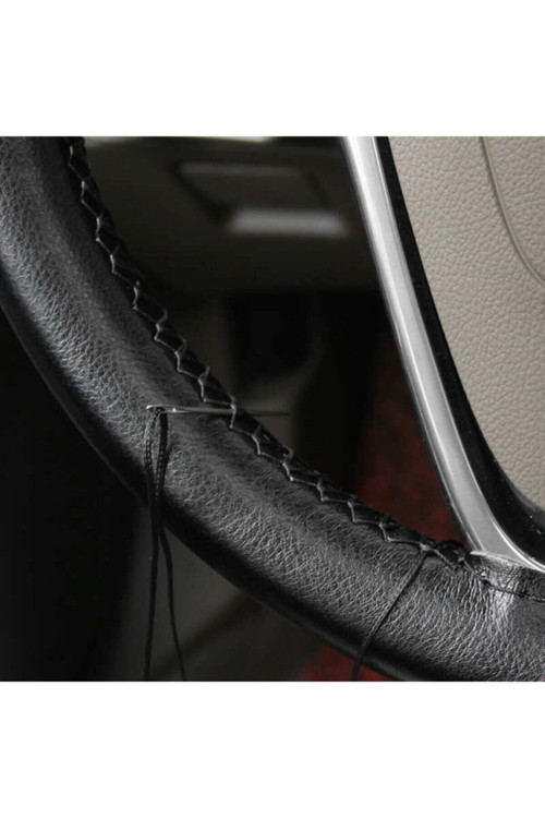 Dat Opel Combo Uyumlu Siyah Dikmeli Direksiyon Kılıfı Araç Dikişli Direksiyon Kılıfı