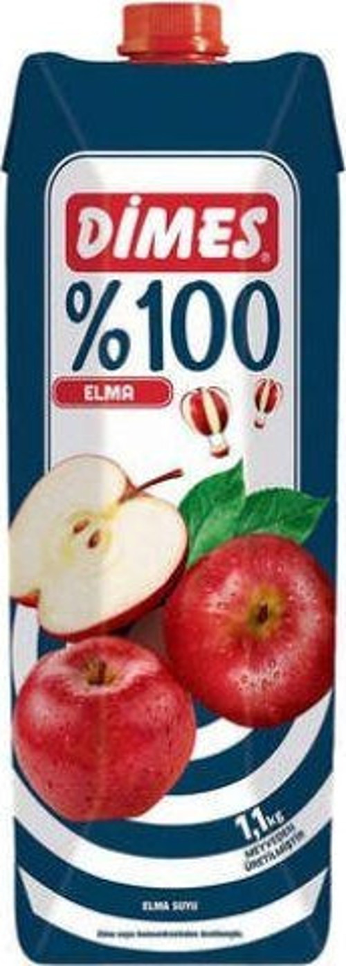%100 Elma Meyve Suyu 1 Lt. (6'lı)